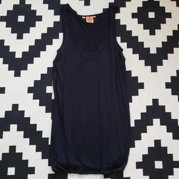 Tory Burch Layered Mini Dress (Black) - Picture 1 of 7